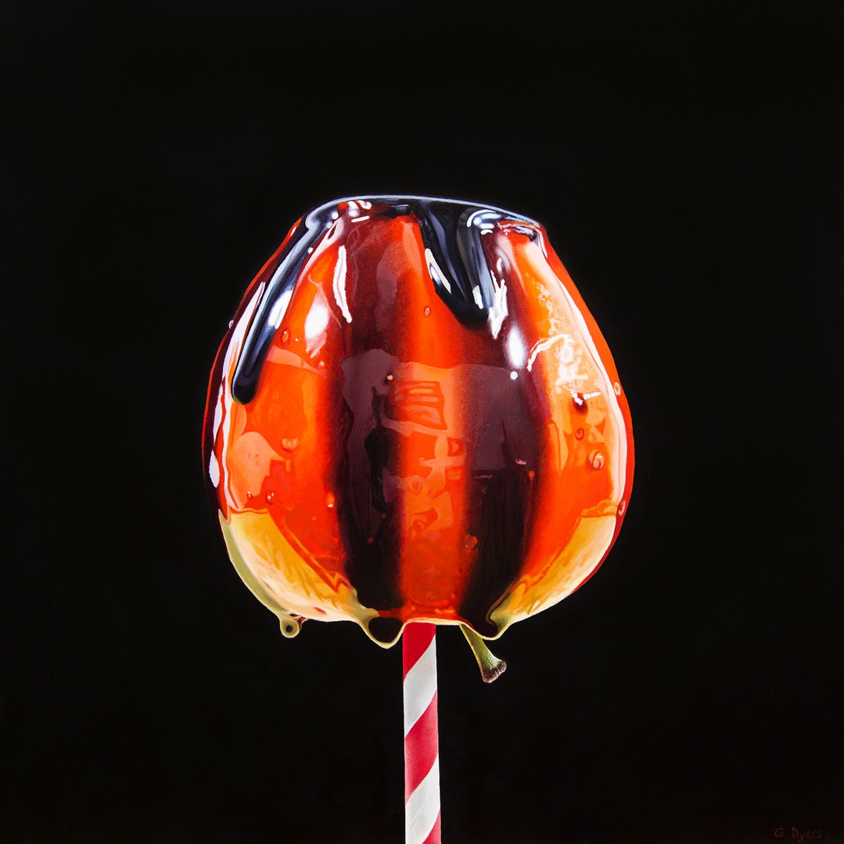 Candy Apple - 12x12 - oil on panel
